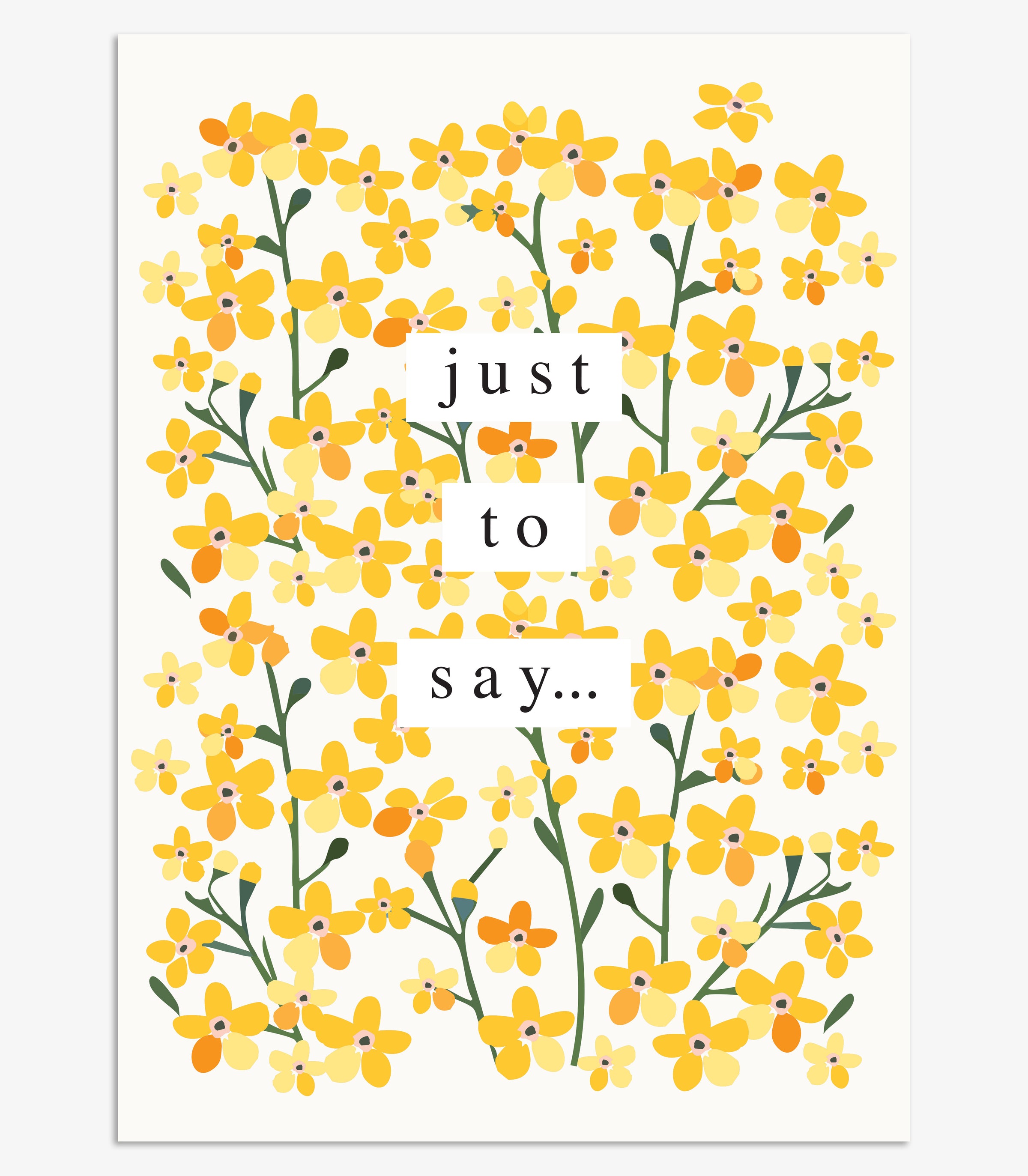 SST275 - JUST TO SAY