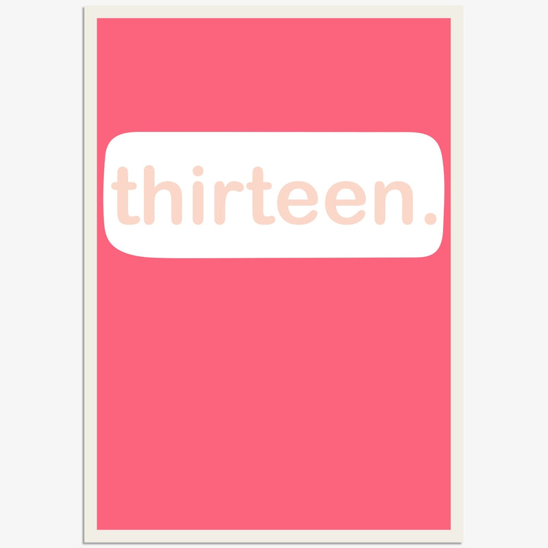 HIC39 - THIRTEEN. PINK